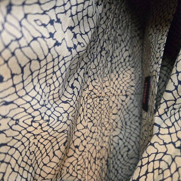 VTG Hobo International Black Patent Leather Foldover Heavy Duty Zip Clutch - Picture 6 of 11